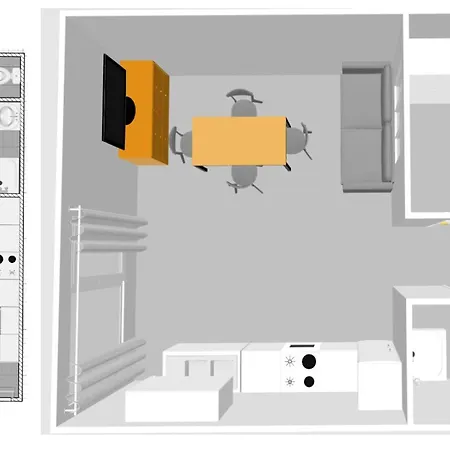 Apartamento 2 Pieces A - Wifi, Pour 4 Pers Val-dʼIsère